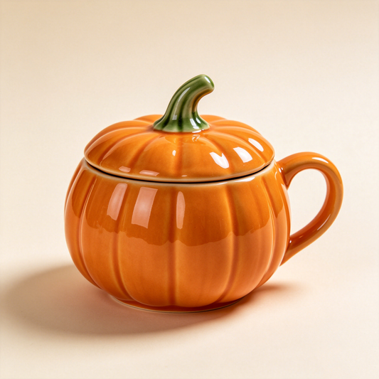 Pumpkin Lid Mug
