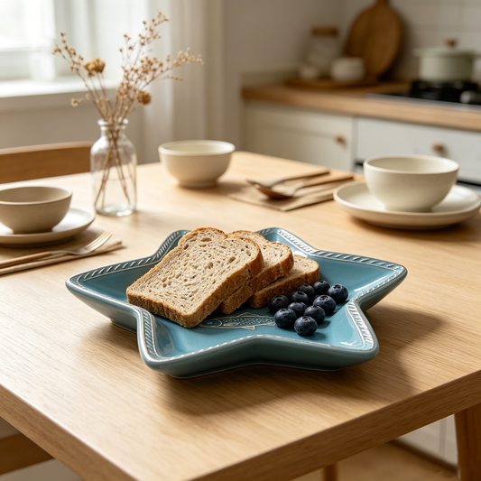 Blue Star Nautical Fish Dish