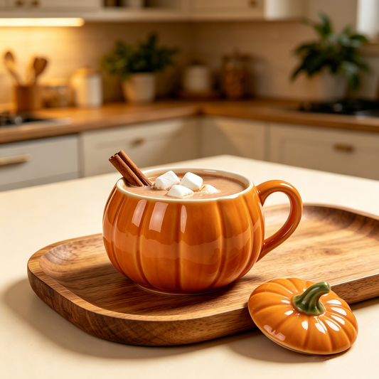 Pumpkin Lid Mug